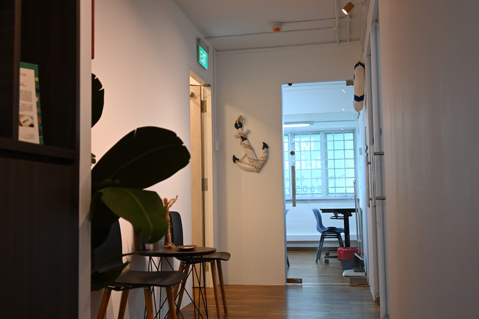 Hallway and waiting area